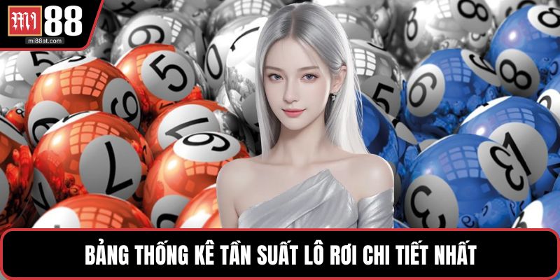 Bảng thống kê tần suất lô rơi chi tiết nhất