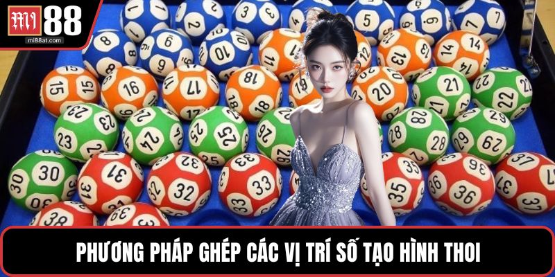 Phương pháp ghép các vị trí số tạo hình thoi